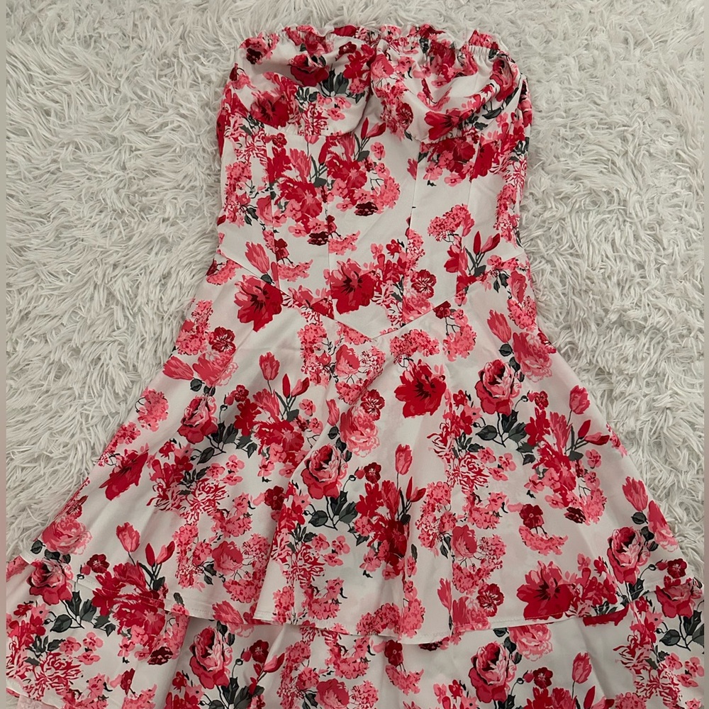 Pink Floral Dress